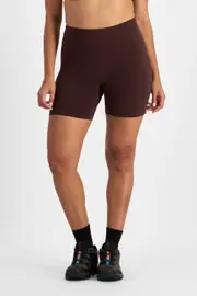 [Bonds] Bonds Women's Move Cotton Stretch Short in Dark Espresso Size: Large, Moisture-Wicking L Dark Espresso