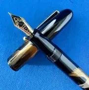 PILOT NAMIKI BALD EAGLE FOUNTAIN PEN 287/700 18K FINE NIB NEW NEVER INKED