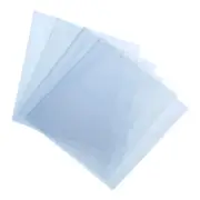 100Pcs 18x10 Inch Shrink Wrap Bags, Blue Clear PVC Heat Shrink Wrap
