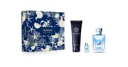 Versace Pour Homme Gift Set for Men Eau de Toilette 100 ml + Perfumed Shower Gel 150 ml + Eau de Toilette 5 ml