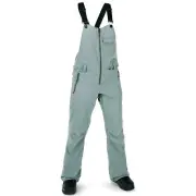VOLCOM Womens 2023 Snowboard Snow - SWIFT BIB OVERALL Pant - GREEN ASH