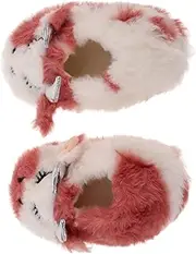 [VALICLUD] 1 Pair Cartoon Cow Slippers Plush Socks for Baby Girls Soft Warm Indoor Shoes Toddler Girls Fuzzy Cow Slippers Baby Shoe