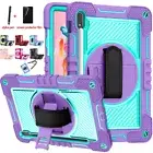 For Samsung Galaxy Tab A A7 A8 S7 S9 FE Tablet Shockproof Strap Stand Case Cover