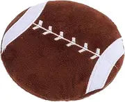 GANAZONO 1Pc Plush Rugby Shaped Flying Disc Interactive Pet Throwing for Dogs Fetch and Training for Outdoor Play Durable and Lightweight Design