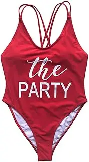 [MUZHI] Women Letter One Piece Bathing Suit 2021 High Cut Beach Wear Monokini Cross Back with Pad