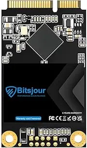 128GB mSATA SSD SATA III 6Gb/s Single-Sided Mini Internal Solid State Drive 3D TLC NAND, for Ultrabook Desktop PC Laptop