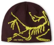 Arcteryx Bird Head Toque Beanie Phantasm Euphoria Brown & Yellow Brand New