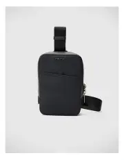 [Politix] Nylon Cross Body Bag in Black