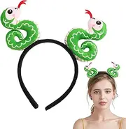 Snake Headpiece,Creative Cartoon Animal Plush Hairband - Year of the Snake Cosplay Supplies, Cute Stuffed Toy Headband for Girls