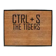 Ctrl S Save The Tigers - Funny Novelty Doormat Man Cave Floor mat