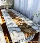 White Quartz Table top ,Quartz Stone Dining Table, Quartz Side table Agate Table