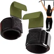 Weight Lifting Wrist Wraps,Bodybuilding Grips Hook - Multifunctional Lifting Wrist Wraps Hooks for Gym Workout Home Fitness Weightlifting