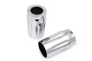 HARLEY Chrome Fork Slider Cover Set fits 2014-UP FLT,
