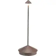 Xhw Zafferano Pina Pro Aluminum Dimmable LED Table Lamp with IP54 Protection Indoor Outdoor Use Plug Charging Base H29cm EU Plug