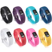 在飛比找蝦皮購物優惠-Garmin Vivofit4 智能手錶的軟矽膠腕帶錶帶