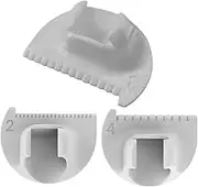 Edge Block - Edge Stitching Tool | Stitching Tool Quilting | Professional Sewing | Set of 3 Templates Measuring Thumb Ruler Guide for Quilting Hemming Crafts Straight & Curved Seams