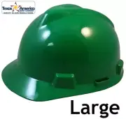MSA V-Gard Large JUMBO Cap Style Hard Hat - Green