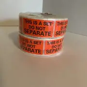 This Is A Set Do Not Separate Stickers 2 Rolls / 1,000 Stickers