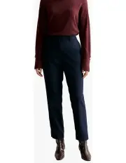 [Trenery] Brushed Wool Flannel Pant in Navy