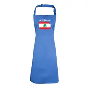 Lebanon -Country Flag Nationality Kids Childrens Kitchen Apron