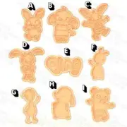 Bing - Cookie cutter and embosser stamp set *FREE AUS POST*