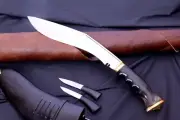 12" Carbon Steel Kukri Knives Khukuri Knives Sharpe Gurkha Gripper Kukri Knives