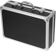HOMSFOU Sturdy Aluminum Hard Cases for Lockable Tools Portable Device Carrying Case Password Lock for Travel Storage