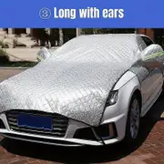 Car Heavy Duty Ultra Thick Protective Windscreen Cover - Snow Ice Frost Sun UV Dust Water Resistent - Pefect Fit For Cars SUVs All Years Summer/Win...