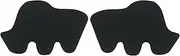 Pack of 2 Anti-Skid Sweat-Absorbent Controller Grips Silicone Rubber Pads Compatible with Xbox Series X/S Controller Black