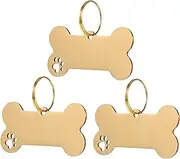 TOGEVAL Pcs Pet Id Tags Custom Dog Collar Tag Pendant for Small Dogs and Cats Pet Name Plate