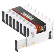 Deep Drawer Dividers 8 Pack, 5 Inch Tall, 5" Tall, 13"-22" Long 8 Pack -White