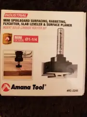 Amana Tool #RC-2245 - Spoilboard 1-1/4" D 1/4 Shank Industrial Grade