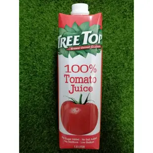Treetop 樹頂 純蕃茄汁 (1箱/6瓶) 100%果汁 1000ml  COSTCO代購