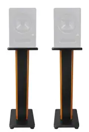 (2) Rockville 28" 2-Tone Studio Monitor Speaker Stands For Presonus Sceptre S8