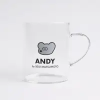 在飛比找誠品線上優惠-日本 ANDY THE MOUSE 耐熱玻璃馬克杯/ And