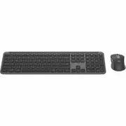 Logitech Signature Slim MK950 Keyboard & Mouse - USB Type A Scissors Wireless Bluetooth 5.1 Keyboard - USB Type A Wireless Bluetooth Mouse - Scroll -