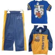 3pc Full Zip Hoodie Jacket Football + Shirt + Athletic Pants Set 24 months NWT