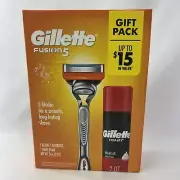 Gillette Fusion 5 Blades Men's Razor, Cartridge & Shave Foam smooth