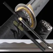33" Full Tang Ninja Sword Straight Ninjato Battle Ready Japanese Sharp Wakizashi