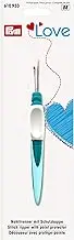 Prym Small Ergonomic Design Stitch Seam Ripper/Quick Unpick Love, Metal/Plastic, Turquoise, 18.5 x 9.5 x 2 cm