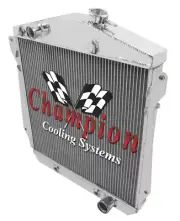 45 46 47 48 Chevy Sedan V8 Conversion Champion 3 Row Aluminum Radiator CC4348CH (for: Chevrolet)
