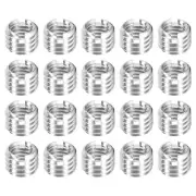 25Pcs Threaded Inserts, M6-1x6 & M8-1.25x6 Thread Repair Insert