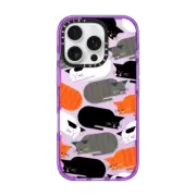 iPhone 16 Pro Impact Case Simple Cat - 14