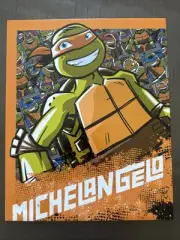 3 Teenage Mutant Ninja Turtles Michelangelo Portfolio 2 Pocket Folder 2014