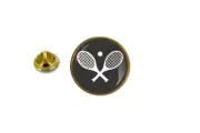 pins pin's badge metal lapel hat button tennis racket