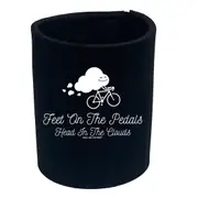 Cycling Rltw Feet On The Pedals - Funny Novelty Stubby Holder