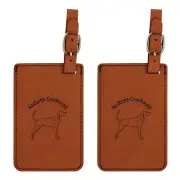 L3812 Redbone Coonhound Luggage Tags 2Pk FREE SHIPPING
