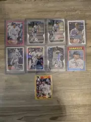 MLB New York Yankees 9 Card Lot, Volpe, Dominguez, Judge, Jones, Cole,