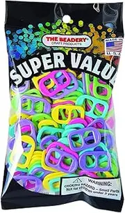 The Beadery Soda Pop Tab Candy, Pastel Multi, 1 Count (Pack of 150)
