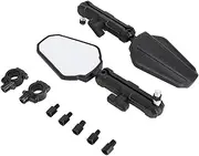 Motorcycle Rear View Mirror Side Mirrors Black Aluminum For KAWASAKI For Versys KLR650 For Benelli TRK Rally Motorcycle Rearview Mirror(A)